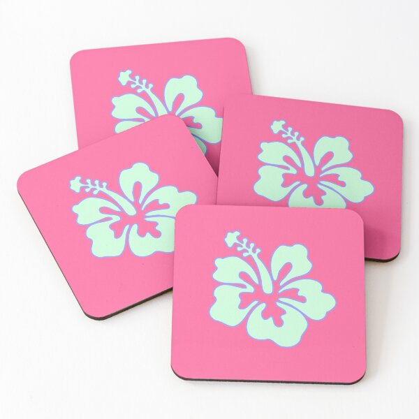Item preview, Hibiscus Flower Green and Blue Hawaiian Coconut Girl  designed and sold by STAR10008.
