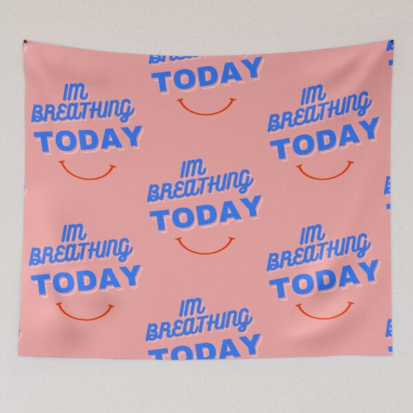 Item preview, Im Breathing Today Smiling Feel Good Breath Good Enjoy Your life Now T-Shirt designed and sold by CoolMolo.