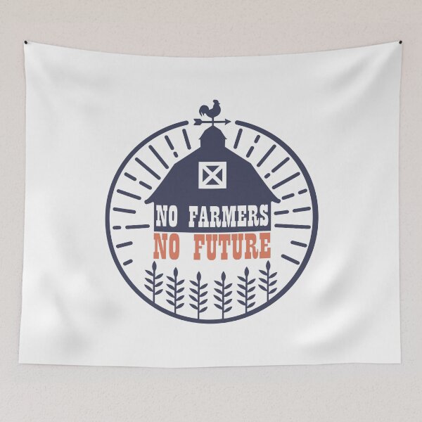 Item preview, No Farmers No Future - Support Your Local Farmers designed and sold by wingstar.