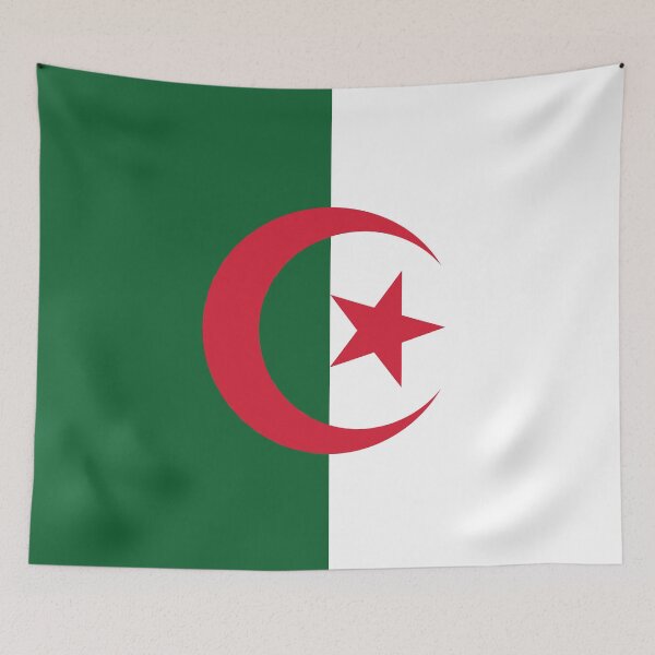 Artikelvorschau, Algerische Flagge entworfen und verkauft von shirtsonshirts.