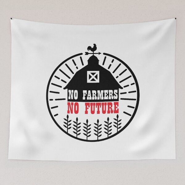 Item preview, No Farmers No Future - Support Your Local Farmers designed and sold by wingstar.