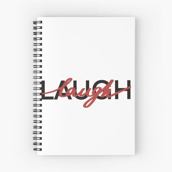 Item preview, Laugh red Graphic quote lettering  designed and sold by Drevych-shop.