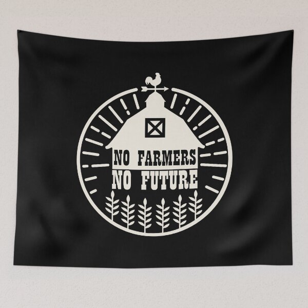 Item preview, No Farmers No Future - Support Your Local Farmers designed and sold by wingstar.