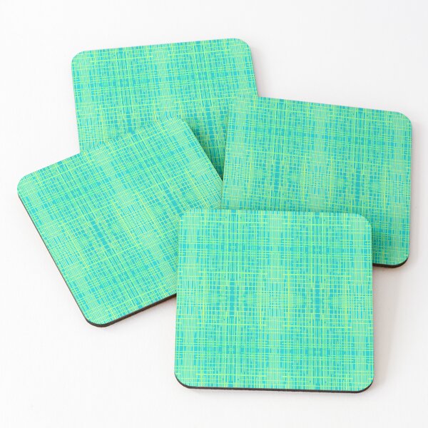 Item preview, Lines Pattern Teal Lime designed and sold by Owen1976.