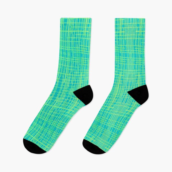Item preview, Lines Pattern Teal Lime designed and sold by Owen1976.