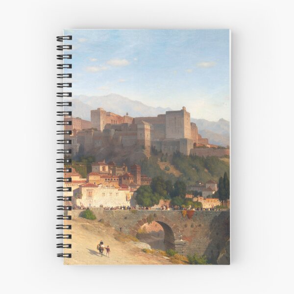 Item preview, The Hill of the Alhambra, Granada (1865) by Samuel Colman designed and sold by see-the-fox.