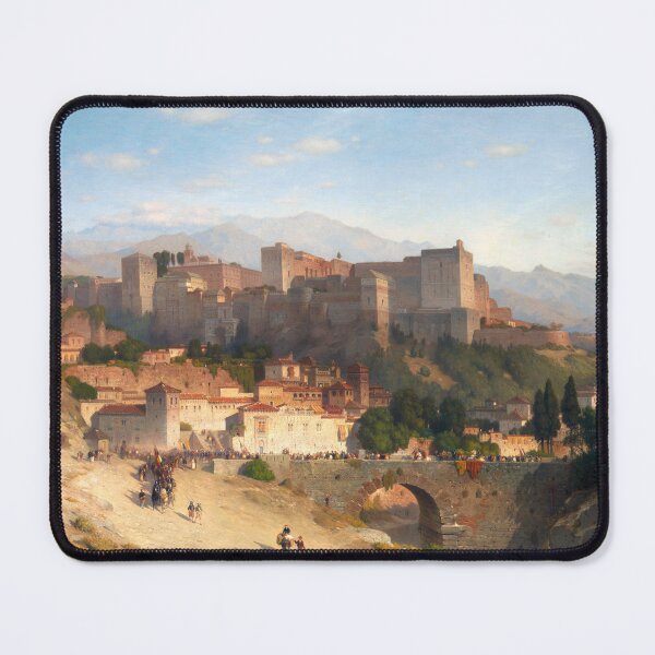 Item preview, The Hill of the Alhambra, Granada (1865) by Samuel Colman designed and sold by see-the-fox.