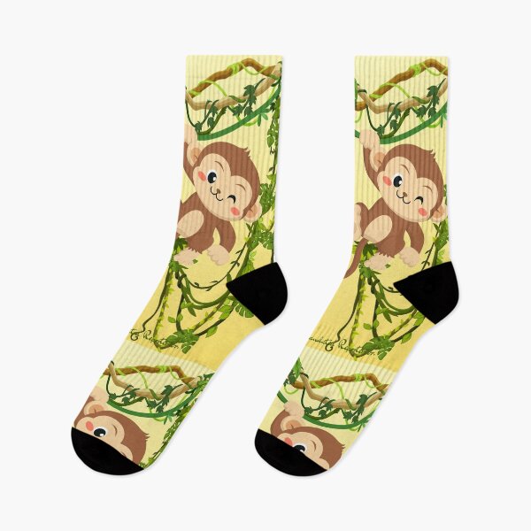 Item preview, Nature and Creation - Kawaii Monkey_Yellow designed and sold by TheReporter1.