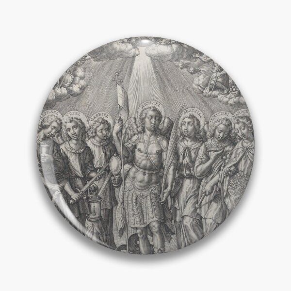 Item preview, The Seven Archangels 1570–1619 Hieronymus Jerome Wierix   designed and sold by Seek & Ye Shall Find.
