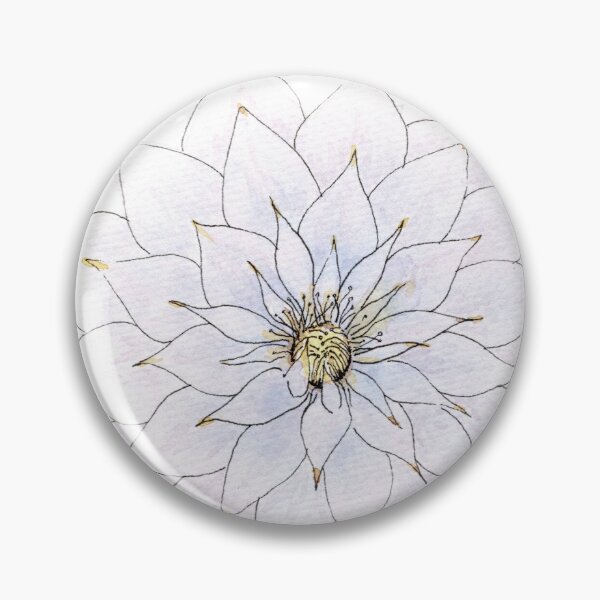 Item preview, Belle of Woking Clematis Nature Illustration designed and sold by growbmore.