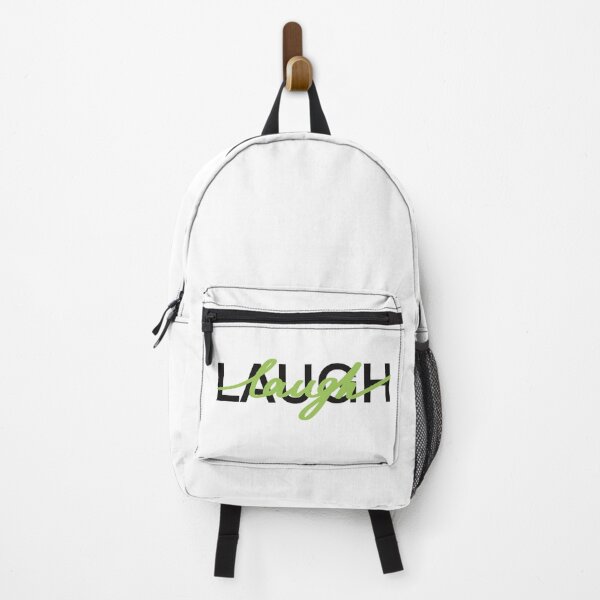 Item preview, Laugh. Green motivation quote. Lettering designed and sold by Drevych-shop.