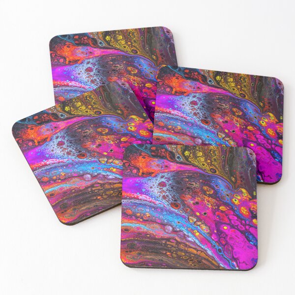 Item preview, PATTERN DESIGN STUDY #5 - Abstract Saturated with Multicolored Paints designed and sold by DEL-Productions.