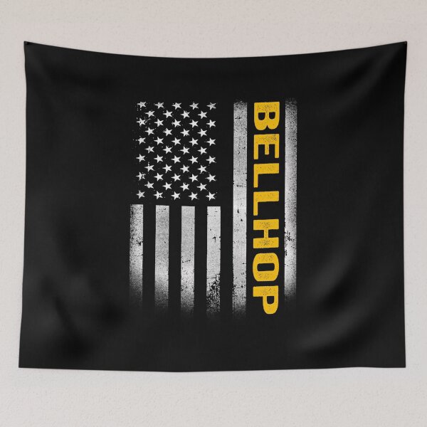 Item preview, bellhop Dad American Flag, Vintage USA bellhop American Flag, bellhop Dad Mens Womens Girls Christmas Fathers Day Gift designed and sold by xlnv.