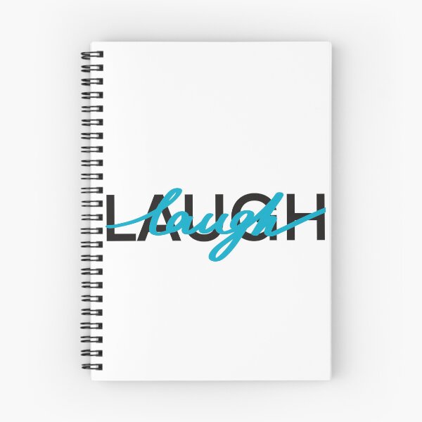 Item preview, Laugh.  Blue  motivation quote. Lettering  designed and sold by Drevych-shop.