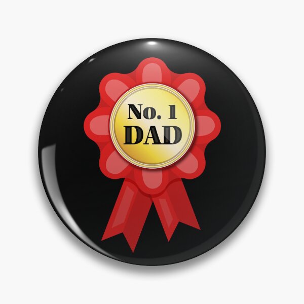 Item preview, Insignia de papá No. 1 designed and sold by Moyanana.
