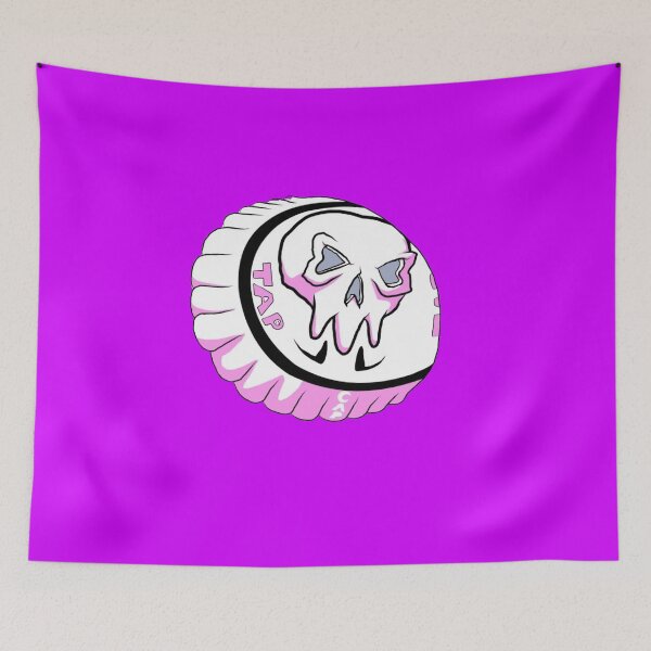Item preview, Tap Pink Skull Capss designed and sold by 404colors.