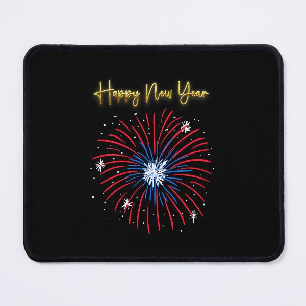 Item preview, Happy New Year Firework Red White Blue designed and sold by teewearstyle.