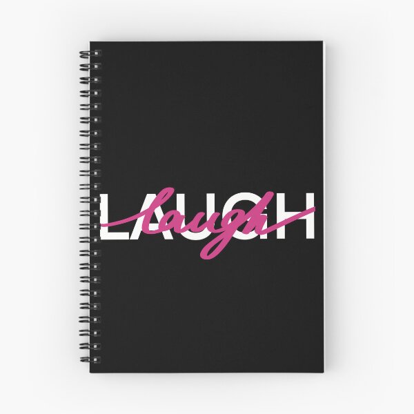 Item preview, Laugh pink Graphic quote lettering  designed and sold by Drevych-shop.