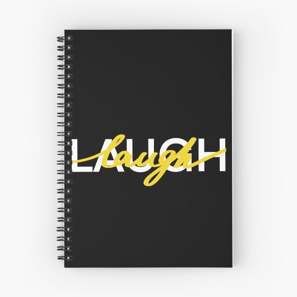 Item preview, Laugh yellow Graphic quote lettering  designed and sold by Drevych-shop.