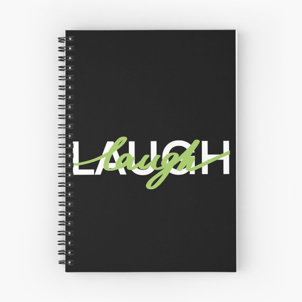 Item preview, Laugh green Graphic quote lettering  designed and sold by Drevych-shop.