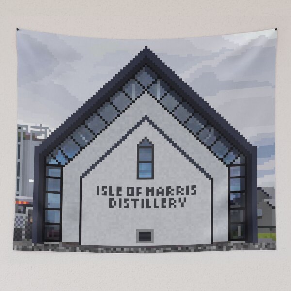 Item preview, Isle of Harris Distillery Pixelart designed and sold by TheRandomFactor.