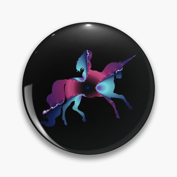 Item preview, "Beautiful Radiation" Fractal Unicorn Art designed and sold by ChaosEmporium.