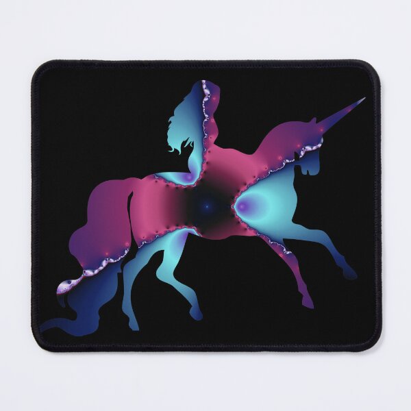 Item preview, "Beautiful Radiation" Fractal Unicorn Art designed and sold by ChaosEmporium.
