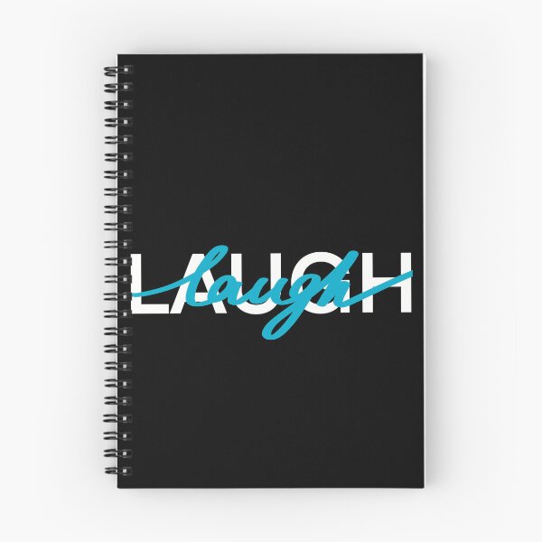 Item preview, Laugh blue Graphic quote lettering  designed and sold by Drevych-shop.