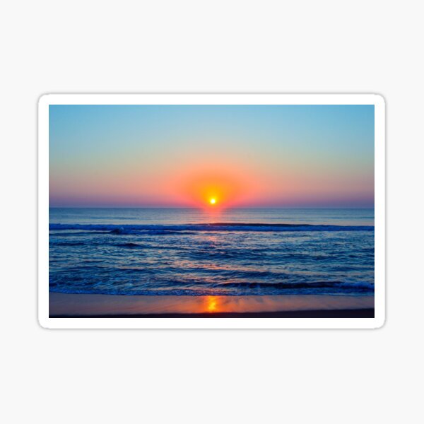 kill devil sunrise Sticker