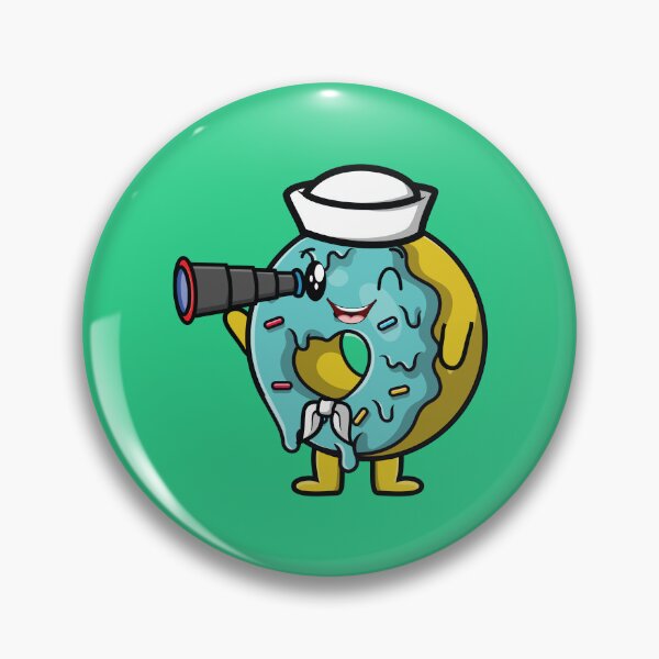 Item preview, Sailor man donut with binocular designed and sold by Donutlovers.