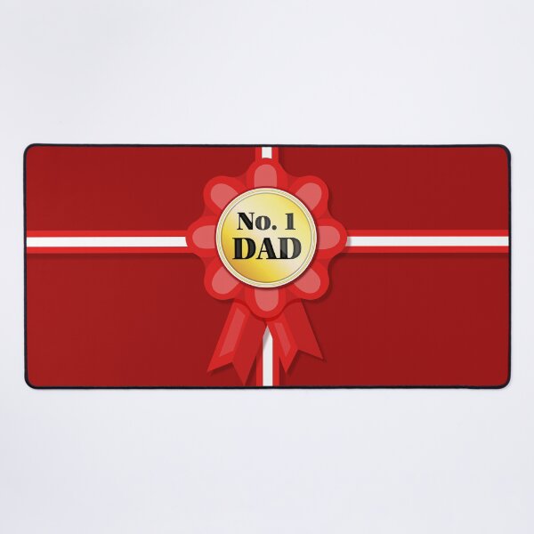 Item preview, No. 1 Dad Badge with Red Gifted Cover designed and sold by Moyanana.