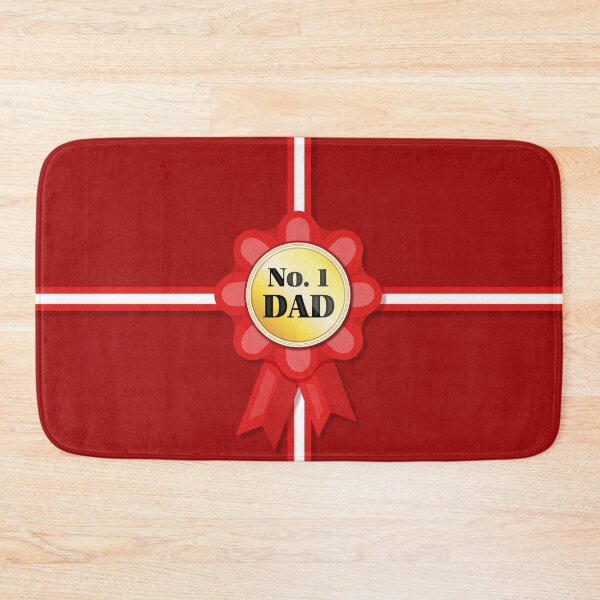 Item preview, No. 1 Dad Badge with Red Gifted Cover designed and sold by Moyanana.