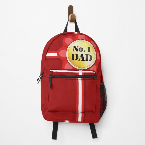 Item preview, No. 1 Dad Badge with Red Gifted Cover designed and sold by Moyanana.