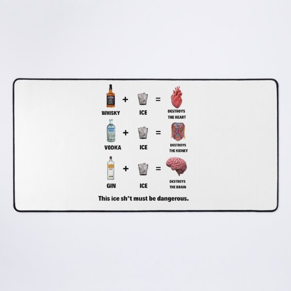 Item preview, This Ice Sh*t Must Be Dangerous Alcohol Humor designed and sold by mrkedi123.