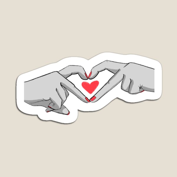Heart Hands Magnet