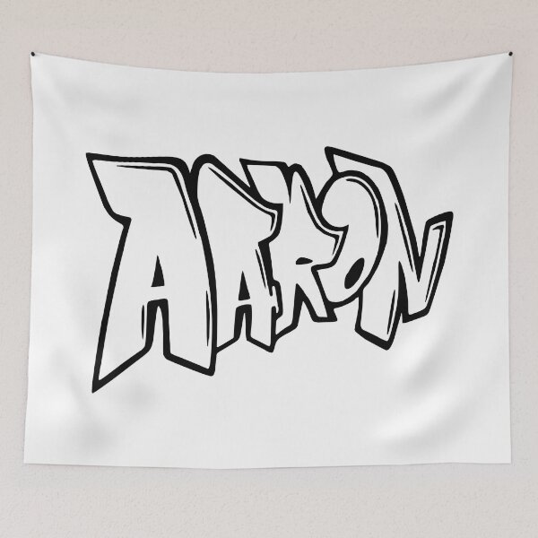 Item preview, Aaron - Graffiti Name Design designed and sold by NameThatShirt.