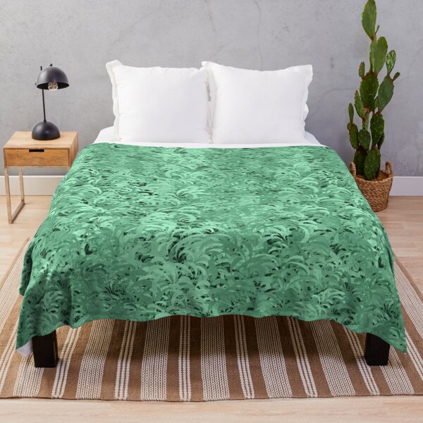 Item preview, Vines in Light Emerald Green Repeat 5748 designed and sold by Art in My Loft.