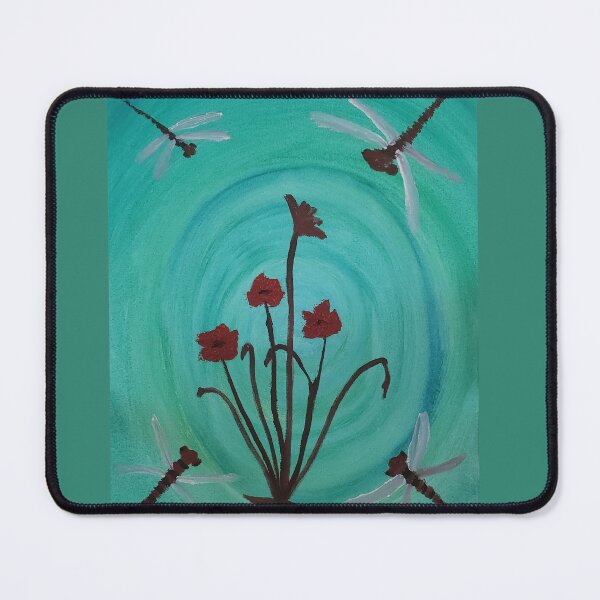 Item preview, Ruby Red oil and watercolor painting by tabitha kremesec designed and sold by Tabitha Kremesec.