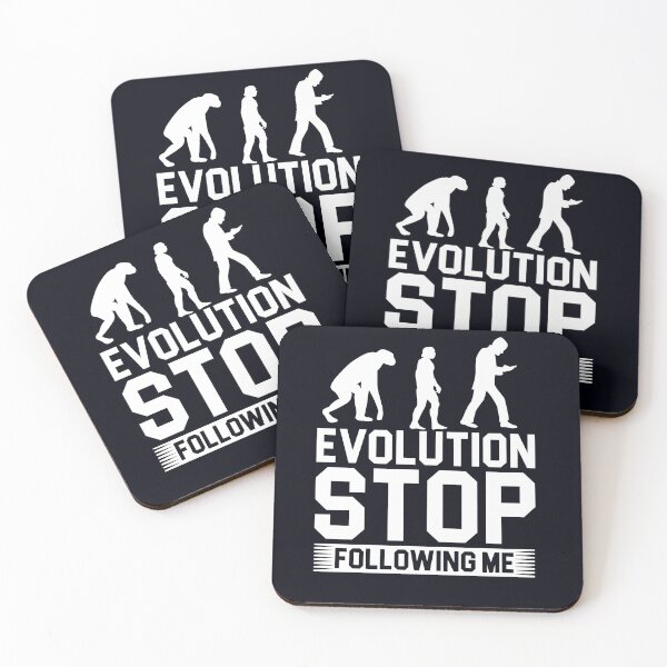 Item preview, Evolution Stop Following Me designed and sold by Pixelcraftsmith.