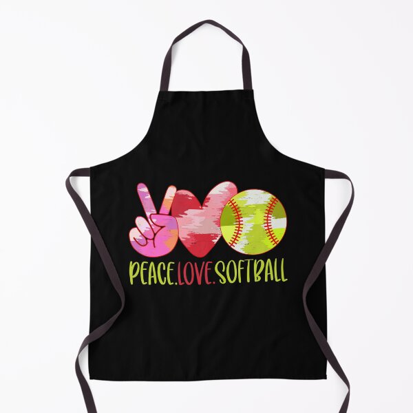 Item preview, Peace Love Softball Fastpitch Heart designed and sold by 99Fastpitch.