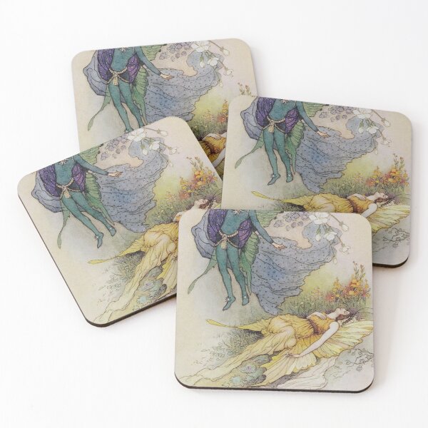 Item preview, Oberon and Titania by Warwick Goble  designed and sold by ArtHistoryLover.