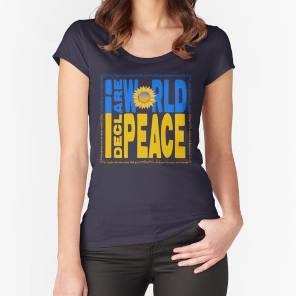 Item preview, #IDWP I Declare World Peace - in support of Ukraine designed and sold by IDWP.