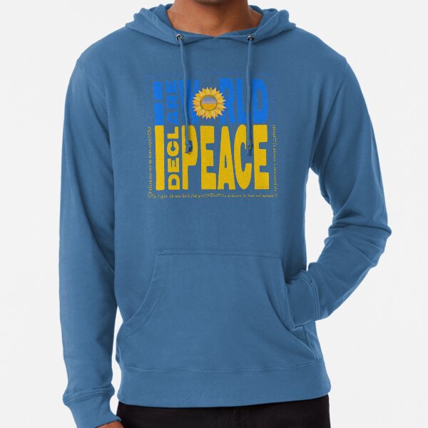 Item preview, #IDWP I Declare World Peace - in support of Ukraine designed and sold by IDWP.