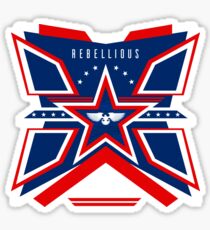 Rebellious. Wings of Freedom. Sticker