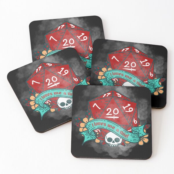 Item preview, I Loves Me A Thief D20 designed and sold by Our Flag Means Merch.