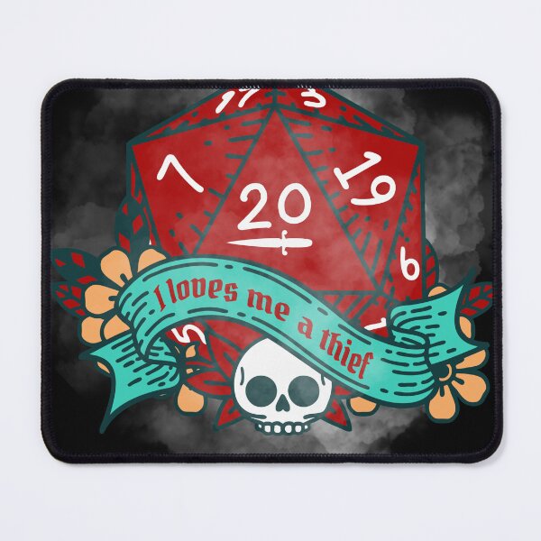Item preview, I Loves Me A Thief D20 designed and sold by Our Flag Means Merch.