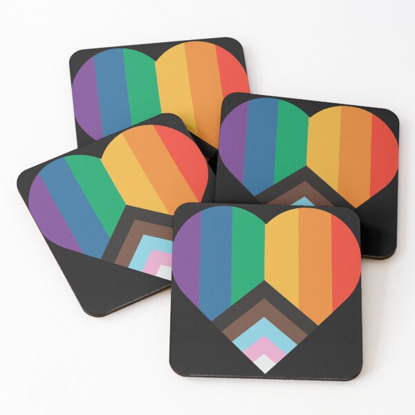 Item preview, gay pride heart designed and sold by RedhotstarsNEX.