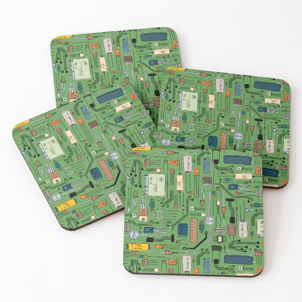 Item preview, Colorful Electrical Circuit Board Pieces & Parts designed and sold by Laura Jane Kirton.