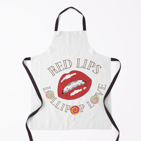 Item preview, Red lips lollipop love-im dreaming of your soft luscious lips sexy cute for her designed and sold by Yugster24.