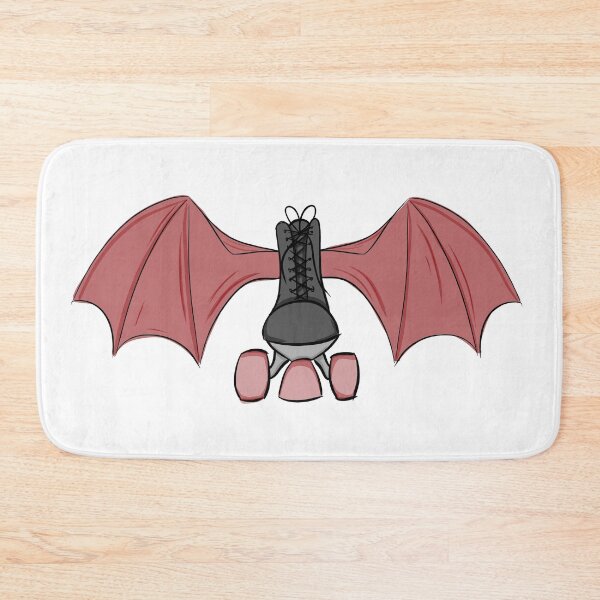 Item preview, Red and black goth winged roller skate  designed and sold by -Lily-Anne-.
